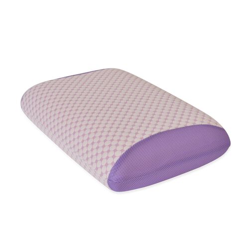Aroma Therapy Lavender Infused Memory Foam Air Flow Pillow (Size 60x45