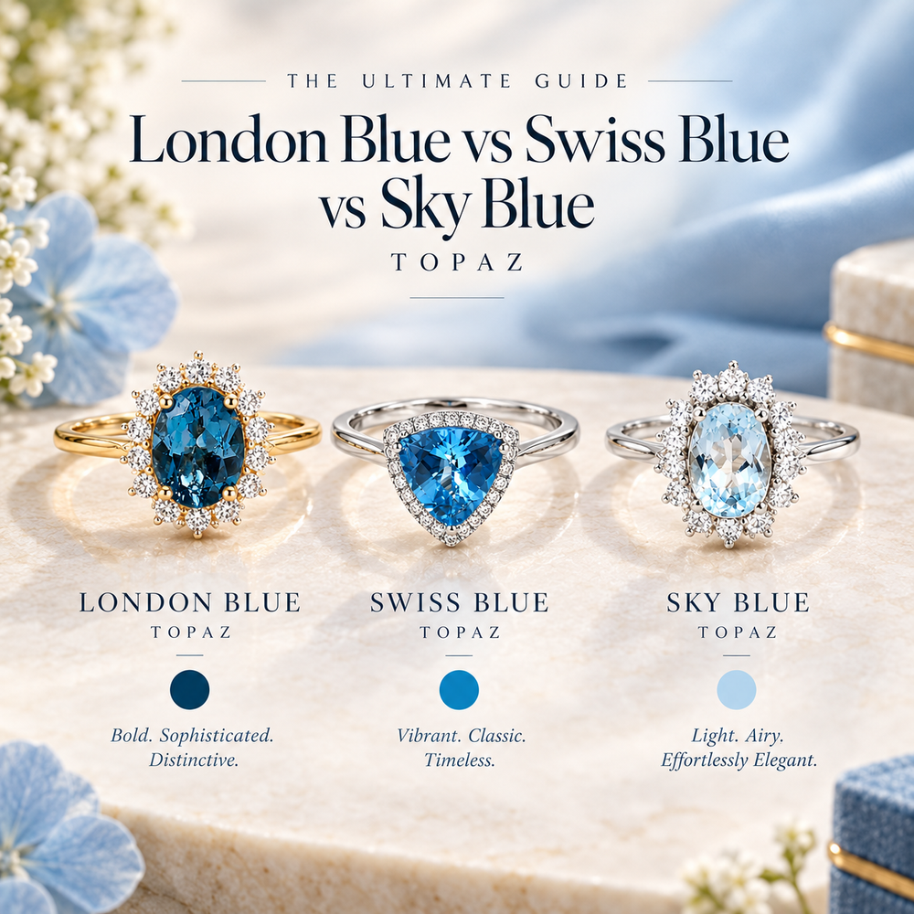 London Blue vs Swiss Blue Topaz - Which Is Best for You?