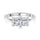 Baguette Cut Moissanite Rings