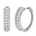 Silver Diamond Earrings