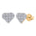 Lab Grown Diamond Heart Earrings