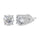 White Diamond Earrings