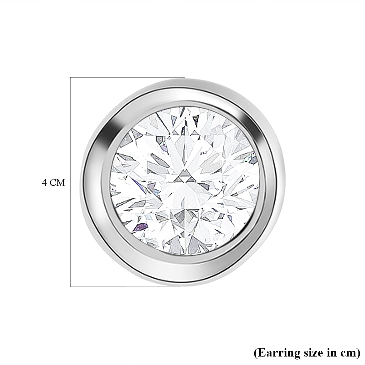 0.25 Carat Diamond Solitaire Stud Earrings in 9K White Gold SGL Certified I3 GH with Push Back 2314102 5