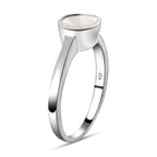 Royal Bali Collection - Polki Diamond Solitaire Ring in Platinum Overlay Sterling Silver