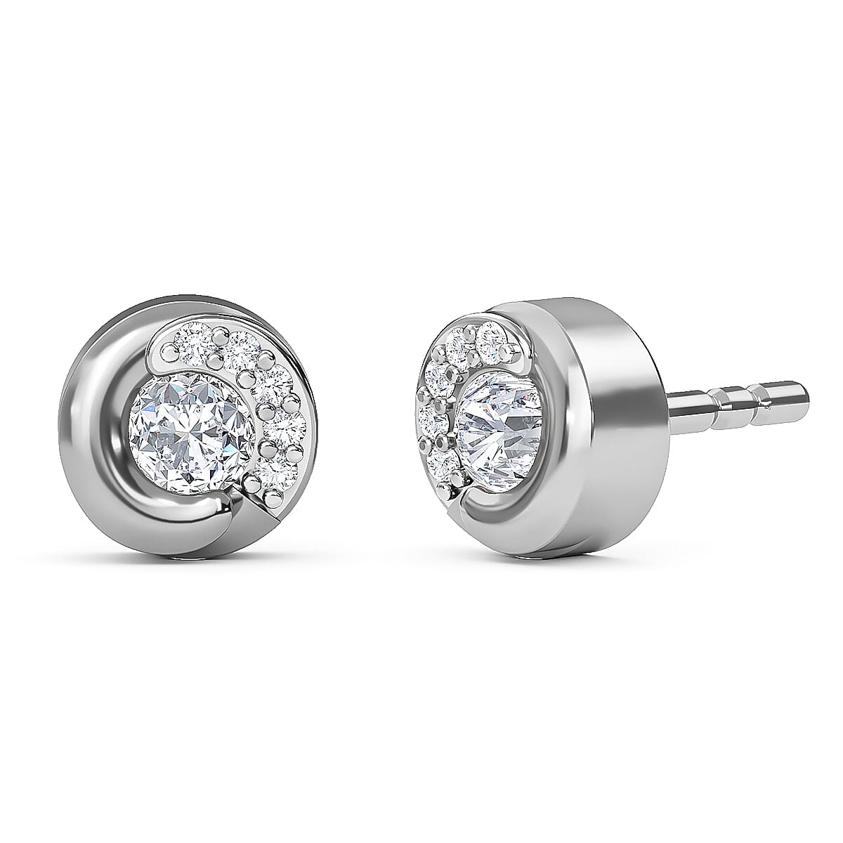 0.278 Ct SI G-H White Diamond Stud Earring 14K Gold 7416434 0