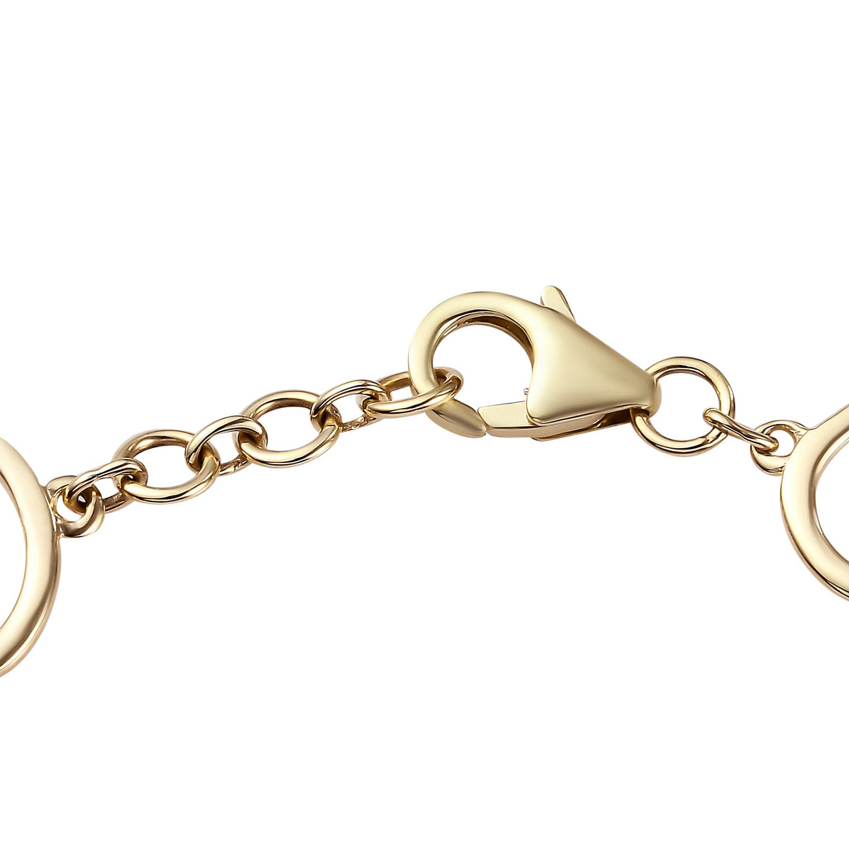 0.5 Ct White Diamond Cluster Bracelet Size 7.5 in 9K Yellow Gold 7388598 4