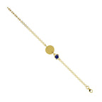 Tanzanite Bracelet (Size 5 with 1 inch Extender) in 14K Gold Overlay Sterling Silver, Silver Wt 6.25 Gms