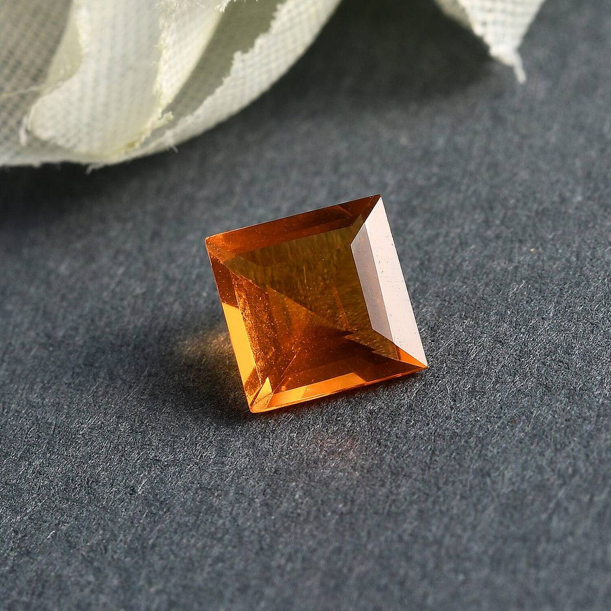 0.66 Ct. Loose Fire Opal 2A Grade Square 6.0mm 6189148 2
