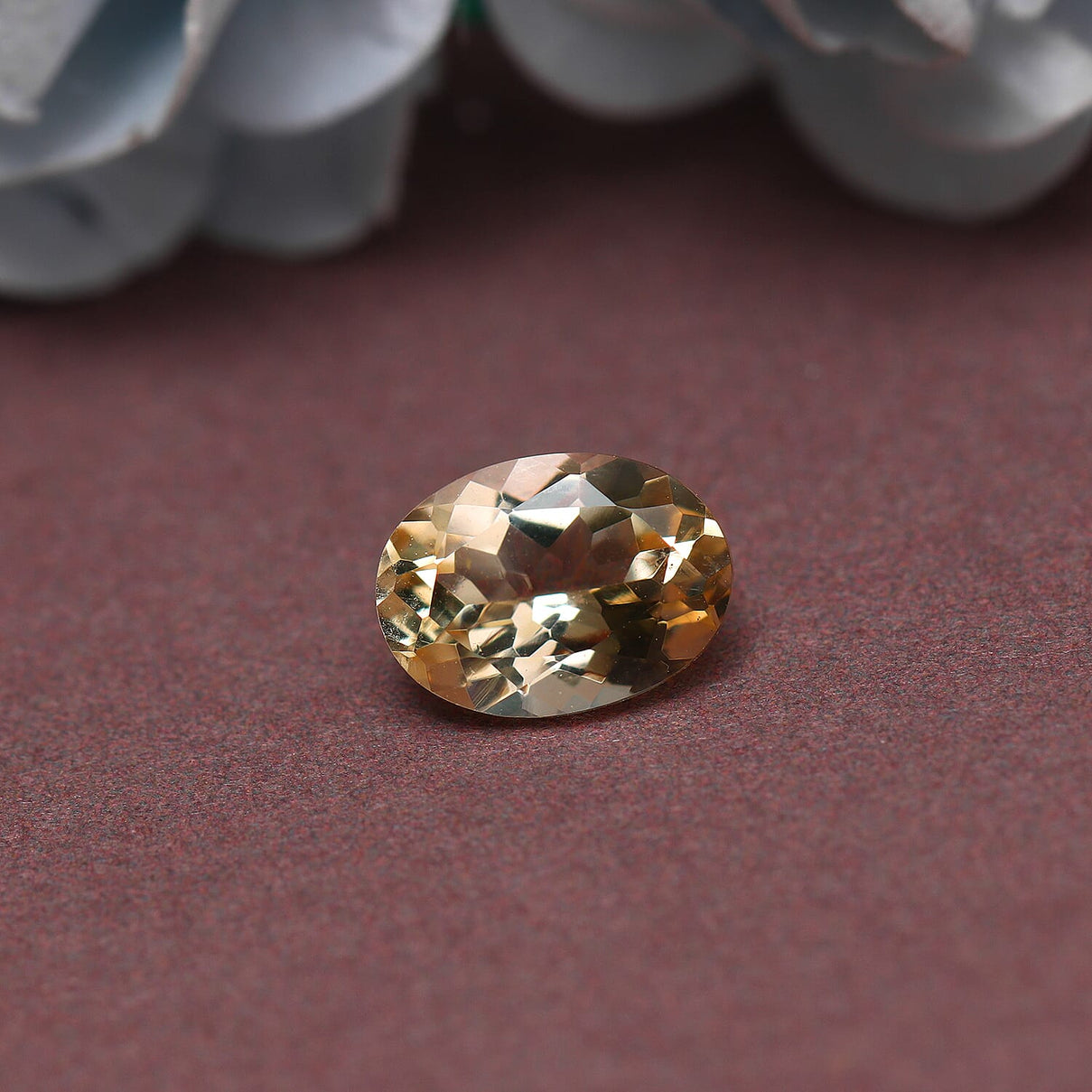0.76 Ct. A Grade Loose Gem Imperial Topaz Oval 7x5mm 6194411 2