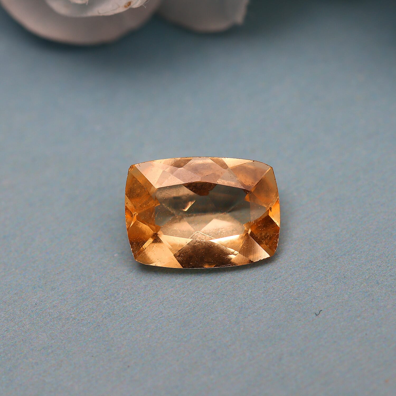 0.92 Ct. AA Grade Loose Gem Imperial Topaz Cushion cut 7x5mm 6194412 2