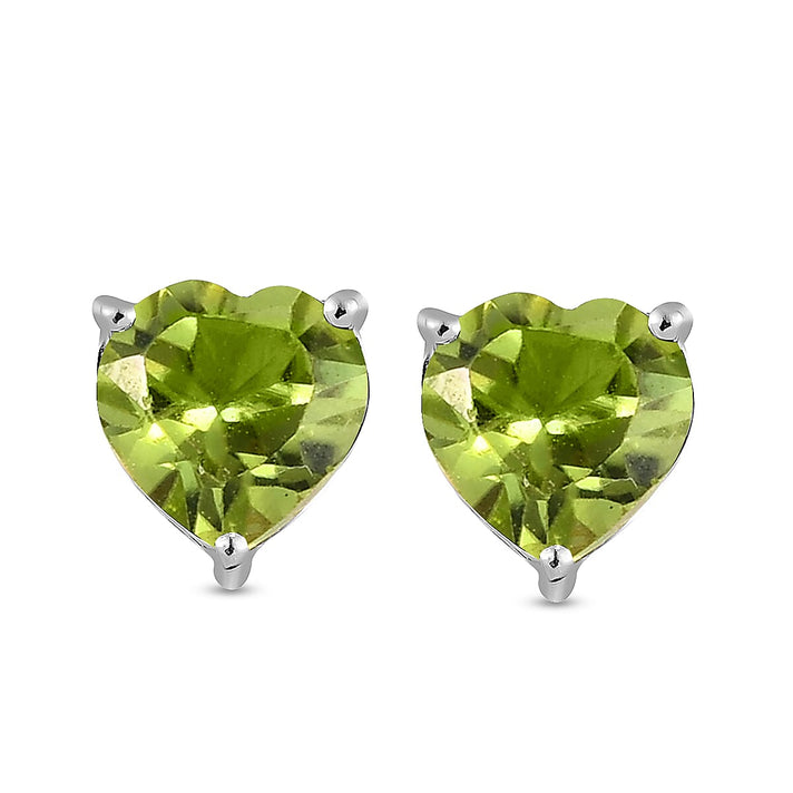 1 Ct. Red Garnet Earrings in Platinum Plated Sterling Silver 3815743 1