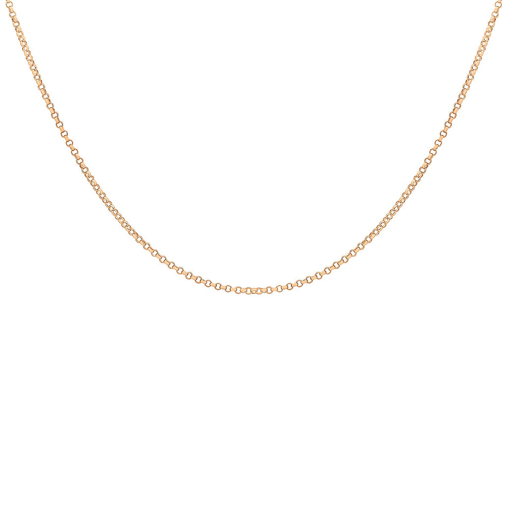 9K Rose Gold  Chain (Size - 20),  Gold Wt. 1.6 Gms