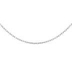 9K White Gold  Chain (Size - 20),  Gold Wt. 2 Gms