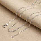 9K White Gold  Chain (Size - 22),  Gold Wt. 2.2 Gms