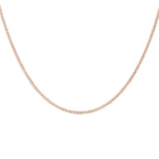 9K Rose Gold  Chain (Size - 20),  Gold Wt. 2.8 Gms