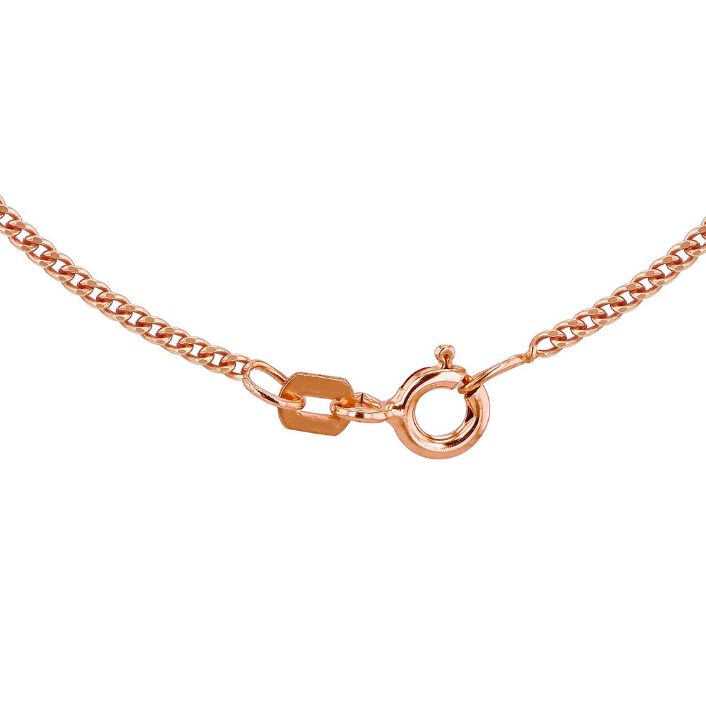 9K Rose Gold  Chain (Size - 20),  Gold Wt. 2.8 Gms