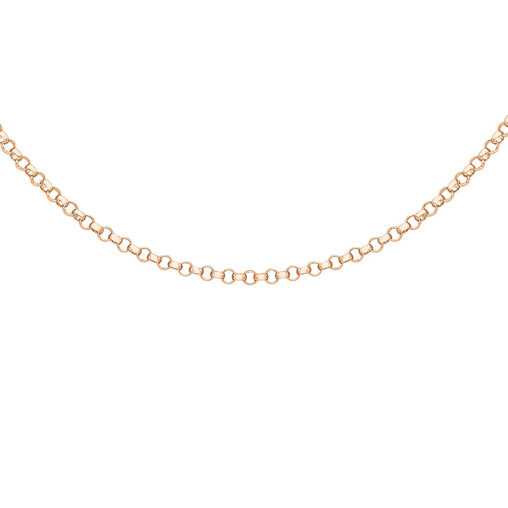 9K Rose Gold  Chain (Size - 18),  Gold Wt. 2.6 Gms