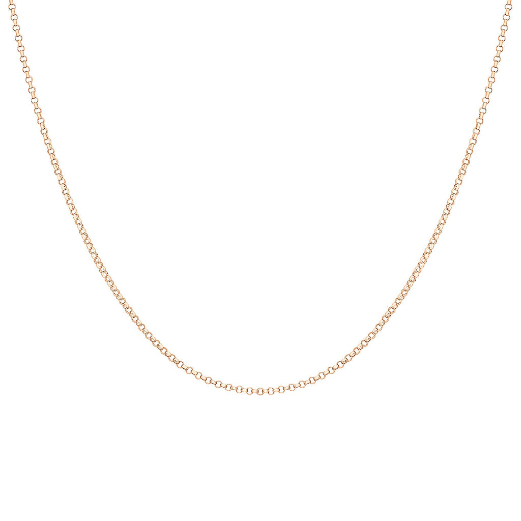 9K Rose Gold  Chain (Size - 24),  Gold Wt. 3.5 Gms