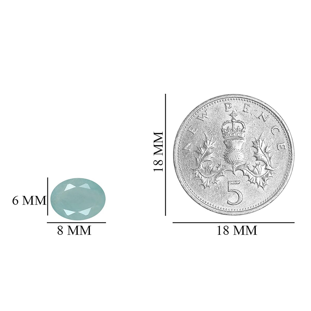 Grandidierite Oval 8x6 mm 1.10 Ct.