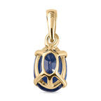 9K Yellow Gold Masoala Sapphire (FF) Solitaire Pendant 1.15 Ct.