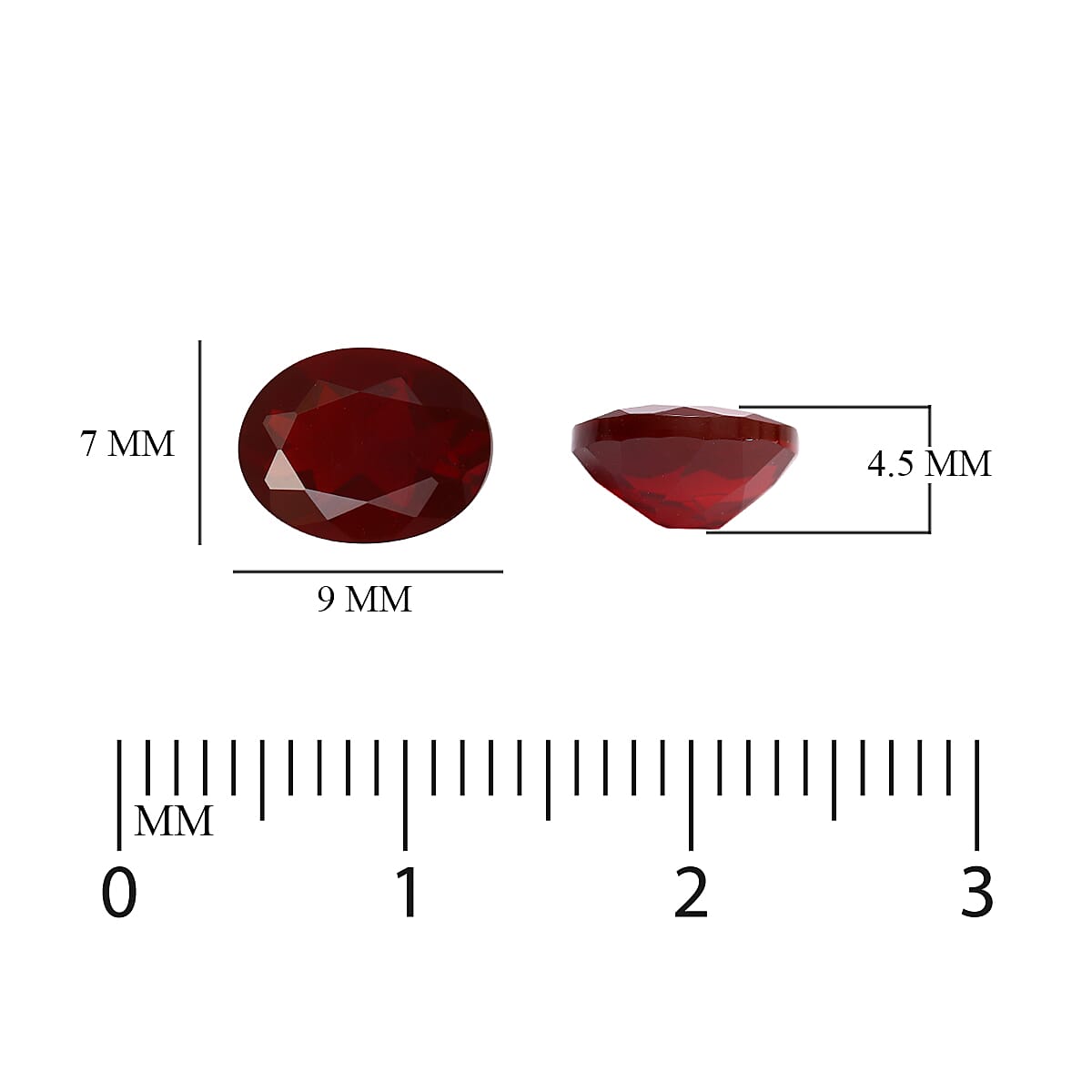 1.22 Ct. Premium Quality Loose Gem Fire Opal Oval 9x7mm with Gift Box 6194409 3