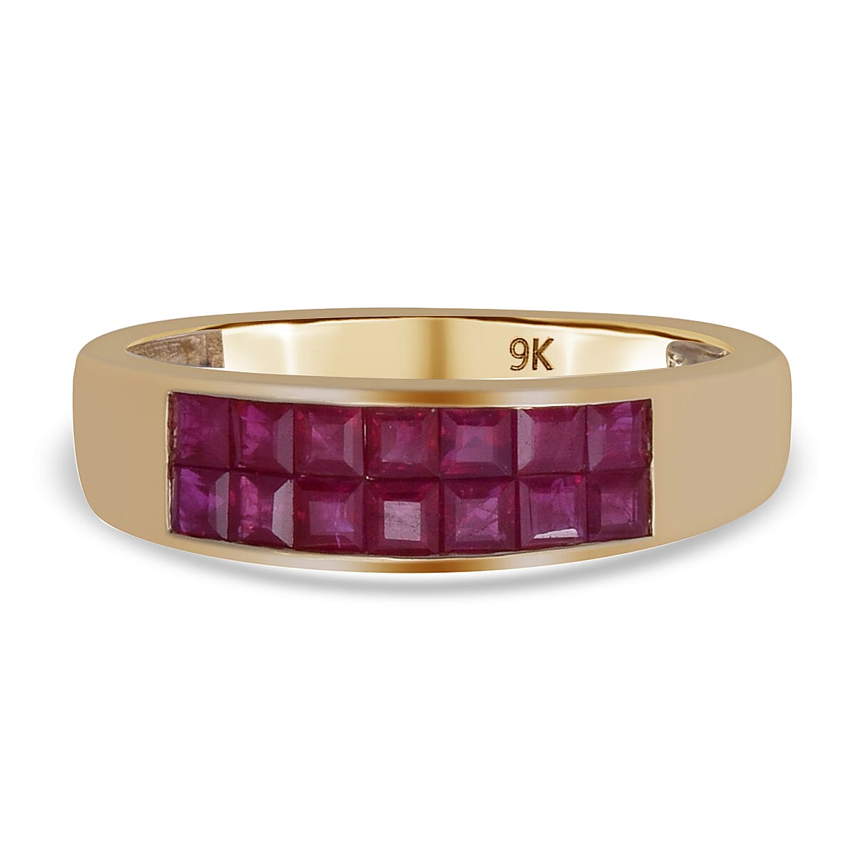 9K Yellow Gold Ruby Engagement Ring 1.34 Ct. 6346382 0