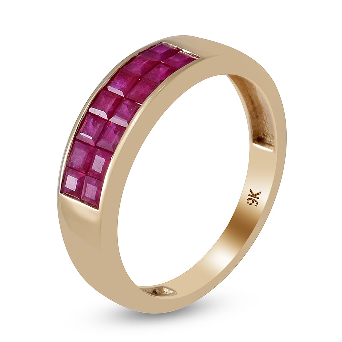 9K Yellow Gold Ruby Engagement Ring 1.34 Ct. 6346382 5