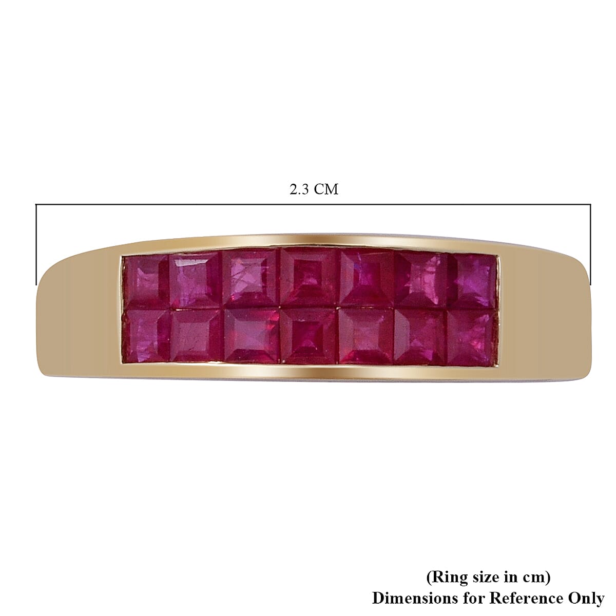 9K Yellow Gold Ruby Engagement Ring 1.34 Ct. 6346382 10