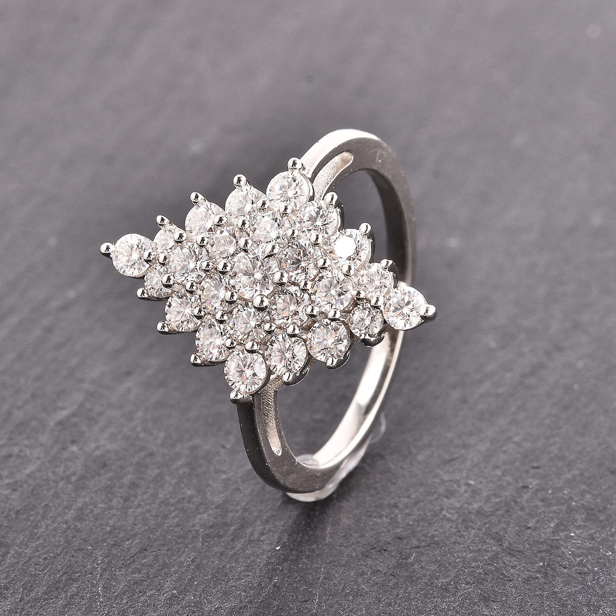 1.5 Ct. Moissanite Ring in Yellow Gold Plated Sterling Silver 3810762 2