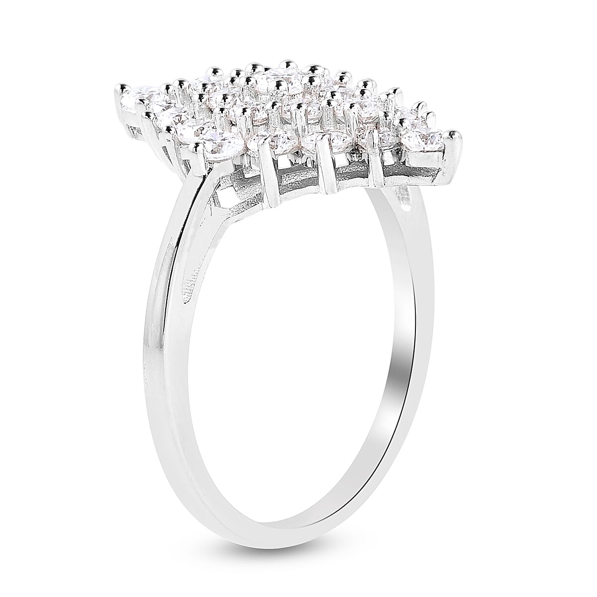 1.5 Ct. Moissanite Ring in Yellow Gold Plated Sterling Silver 3810762 4