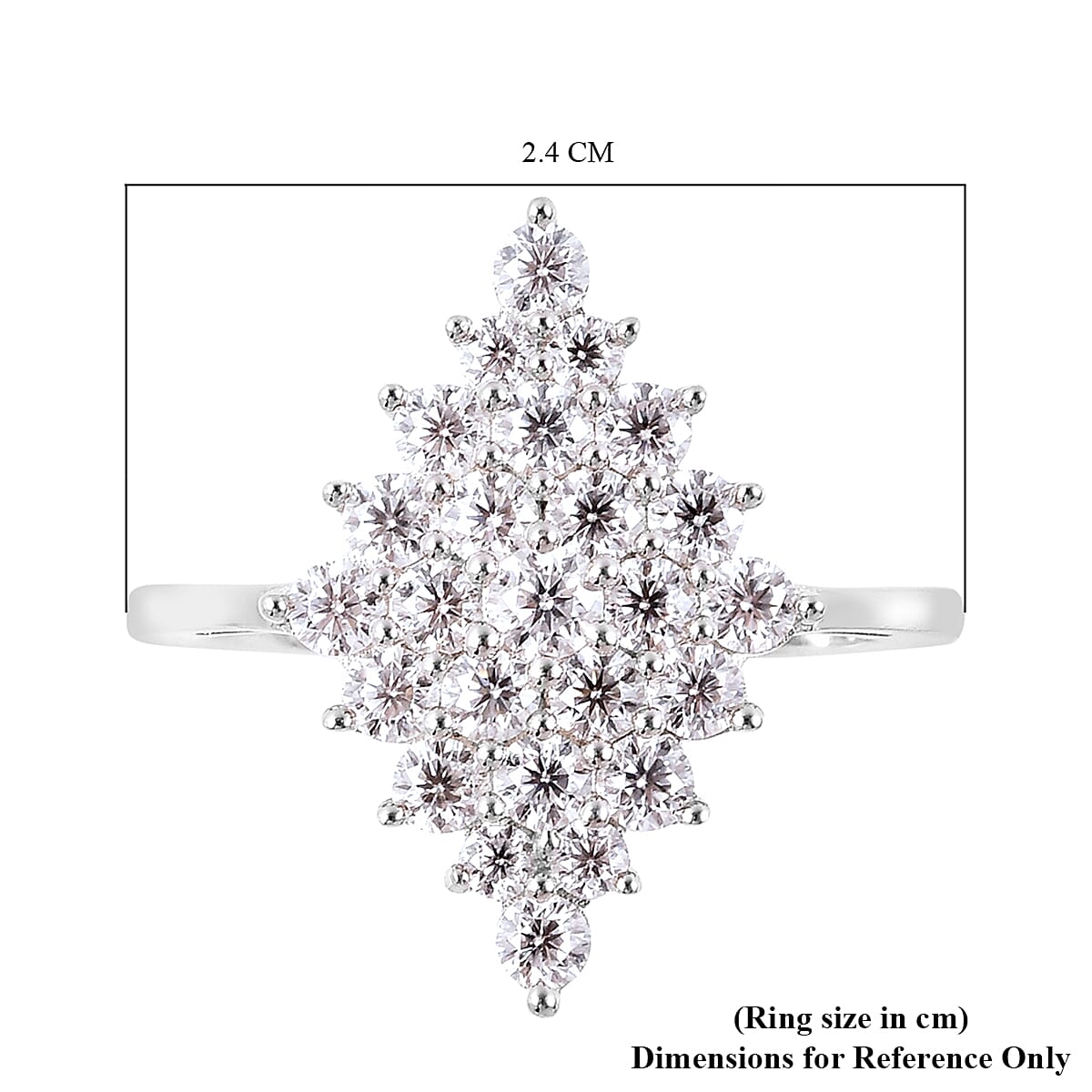 1.5 Ct. Moissanite Ring in Yellow Gold Plated Sterling Silver 3810762 6