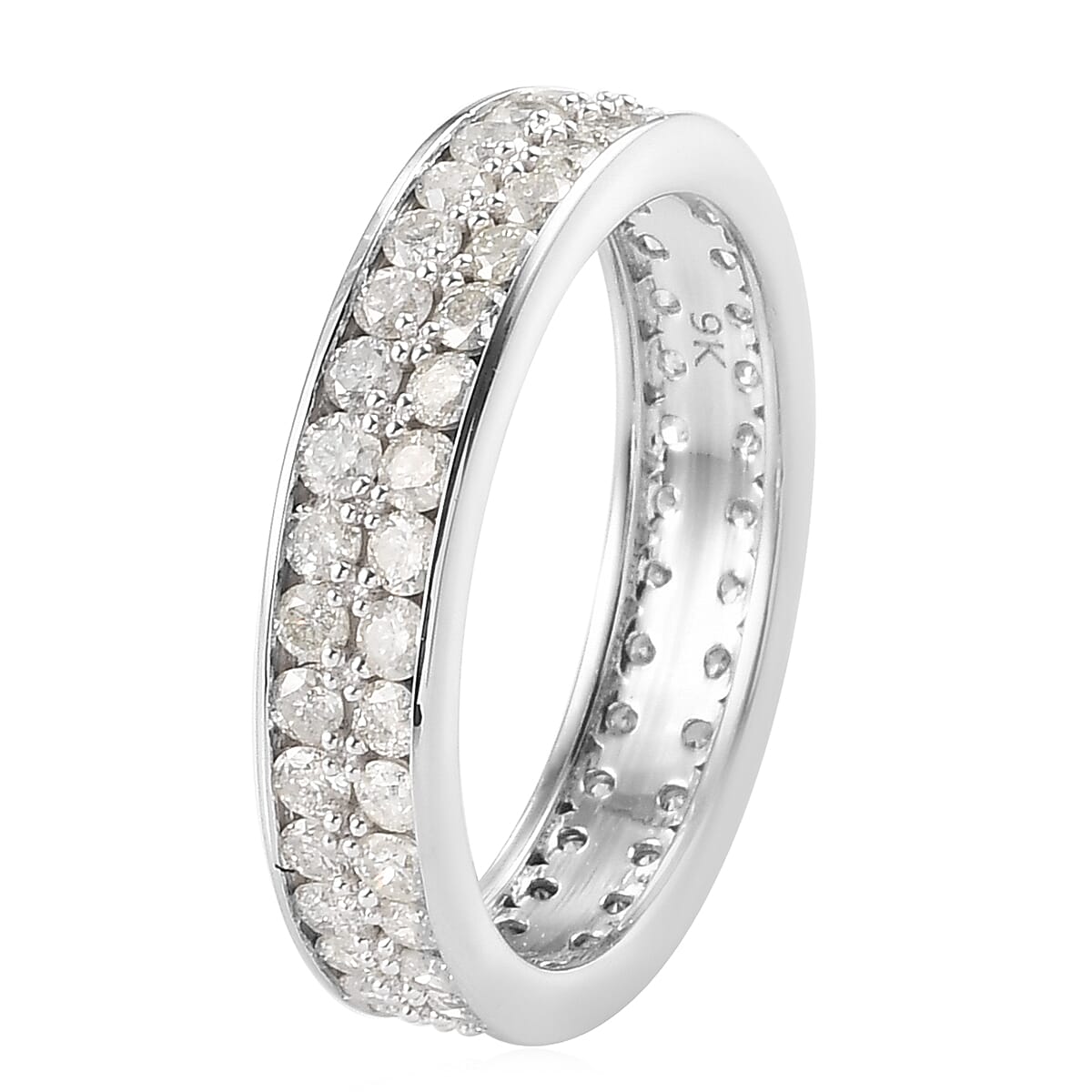1.83 Ct. SGL Certified Diamond I3/G-H Ring in 9K White Gold 3876139 4