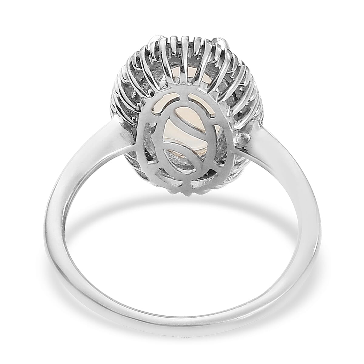 1.96 Ct. Ethiopian Welo Opal and Multi Gemstone Ring in Platinum Plated Sterling Silver 3857919 5