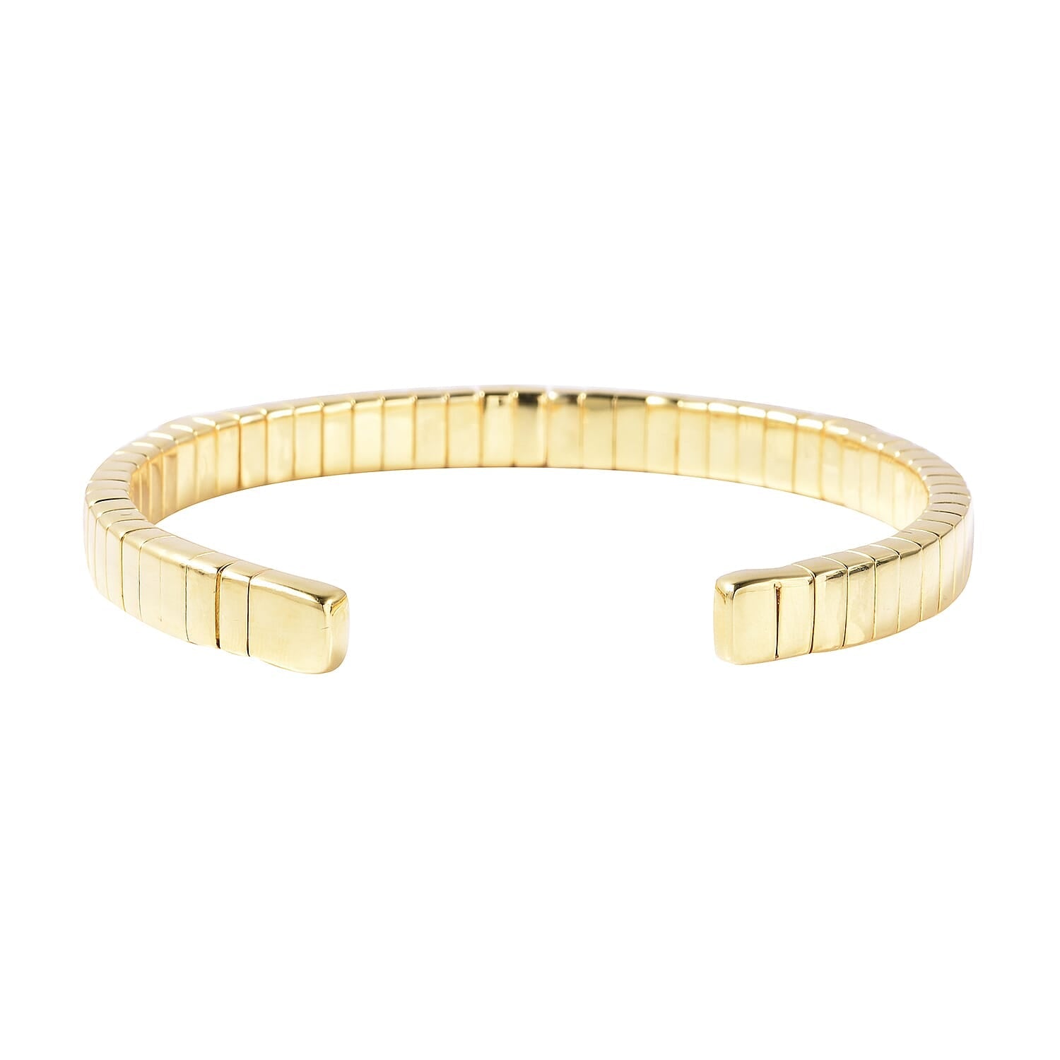 GP Collection - Tubo Gas - Australian Boulder Opal Bangle (Size 7.5) in Yellow Gold Overlay Sterling Silver 3726588 5