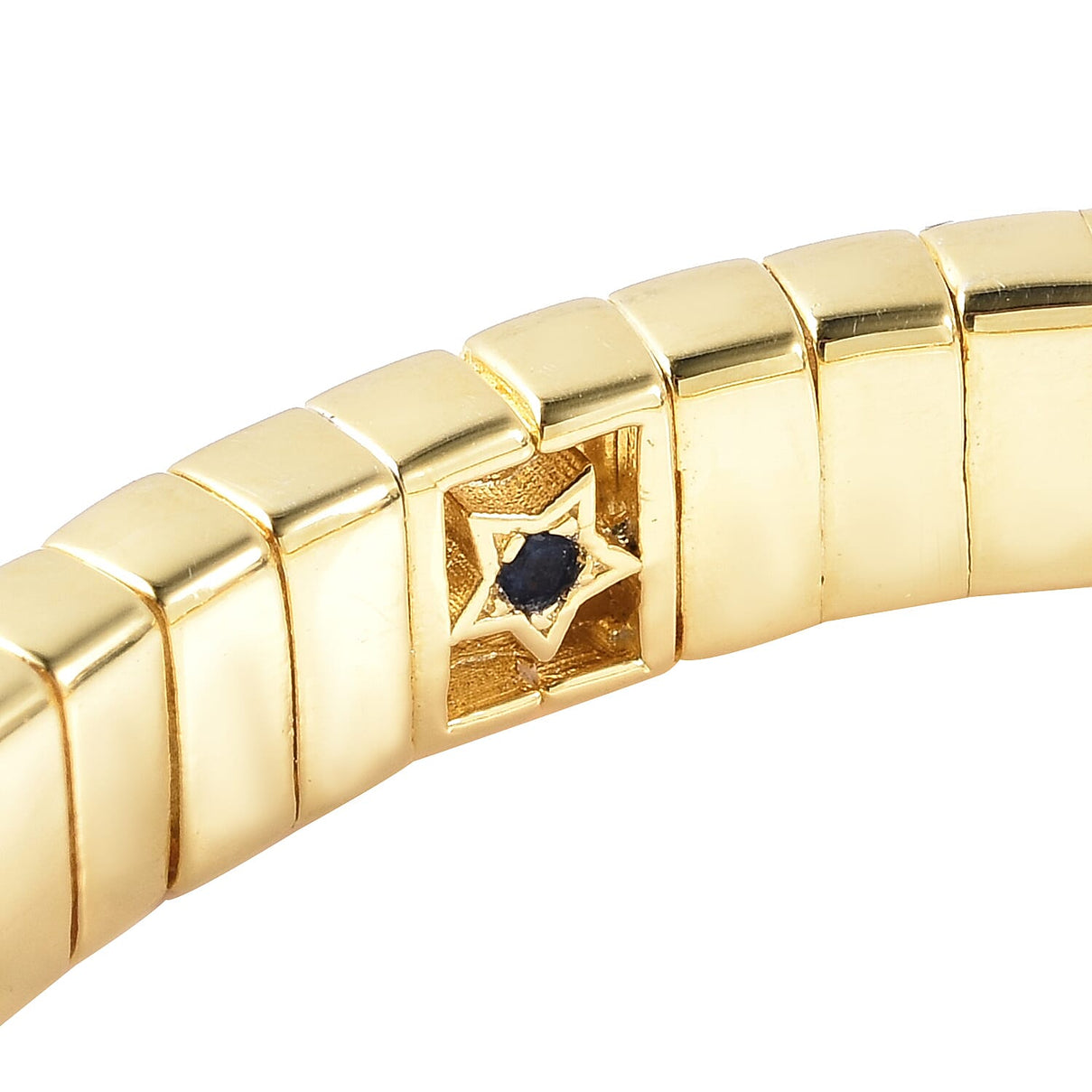 GP Collection - Tubo Gas - Australian Boulder Opal Bangle (Size 7.5) in Yellow Gold Overlay Sterling Silver 3726588 6