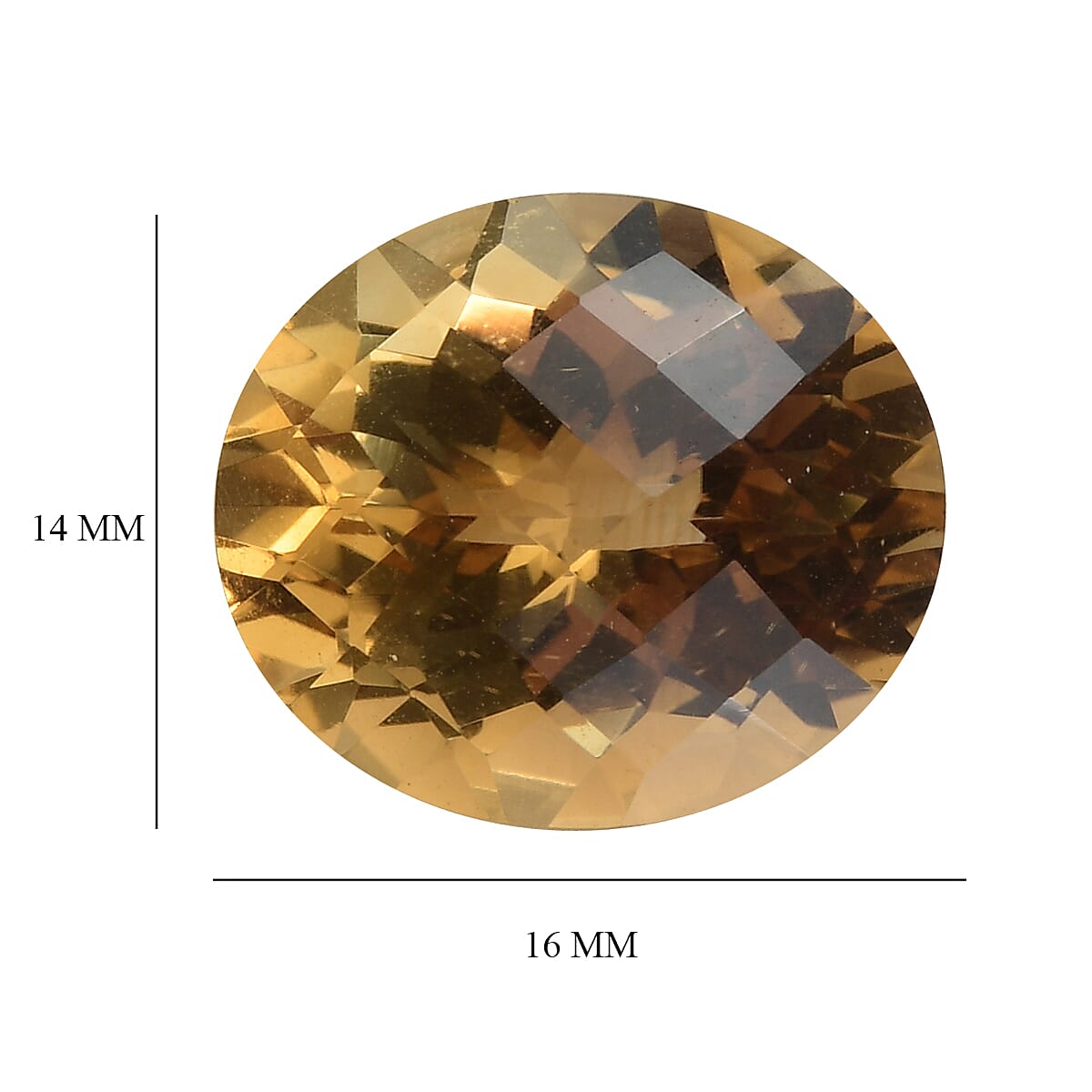 10.70 Ct. Loose Citrine AA Grade OVAL 16x14 mm 6262871 4