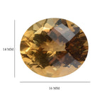 Citrine Oval 16x14mm - 10.7 CT
