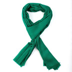 100% Cashmere Wool Shawl (190 X 70 cm) - Green