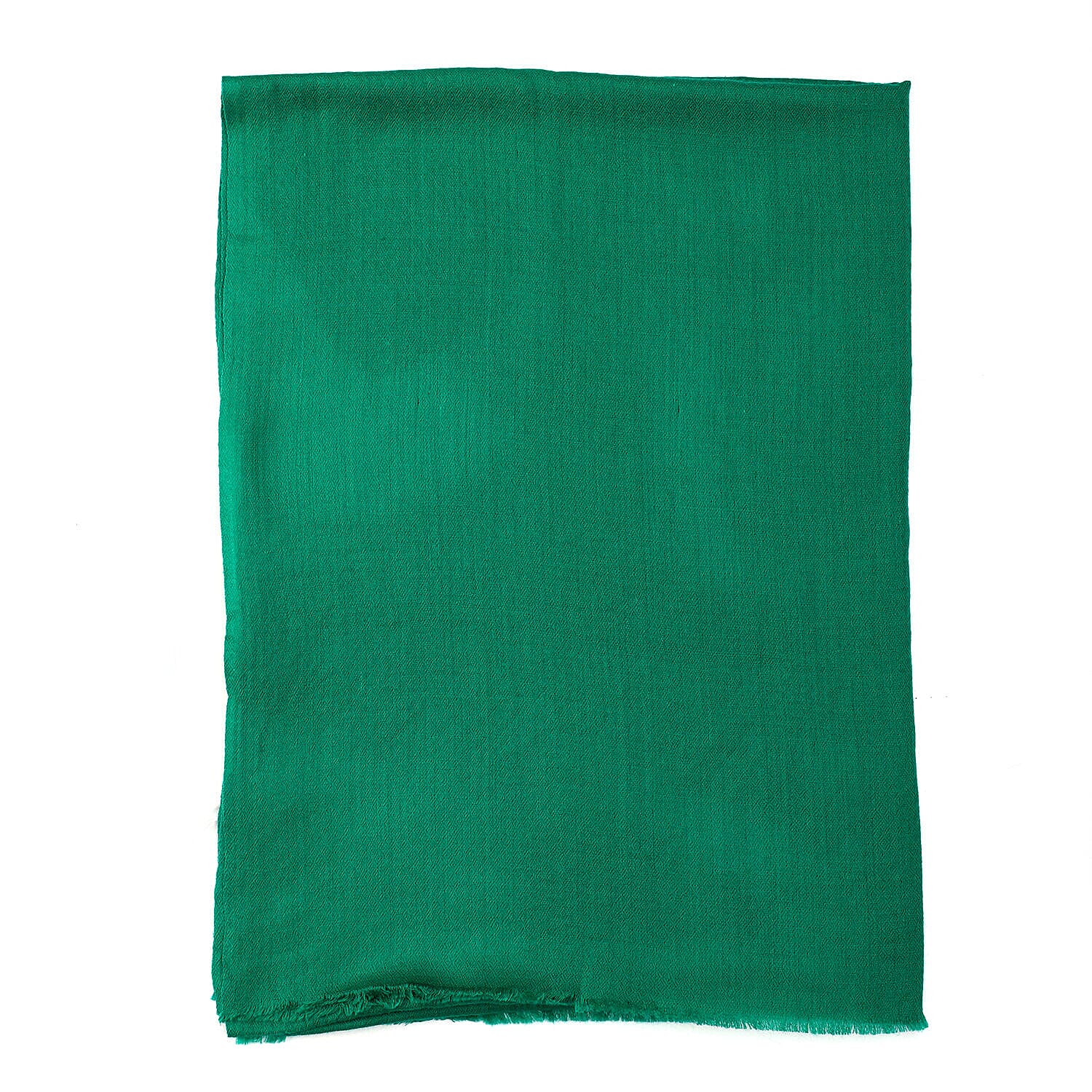 100% Cashmere Wool Women's Shawl (190 X 70 cm) - Green and Black 7198574 4