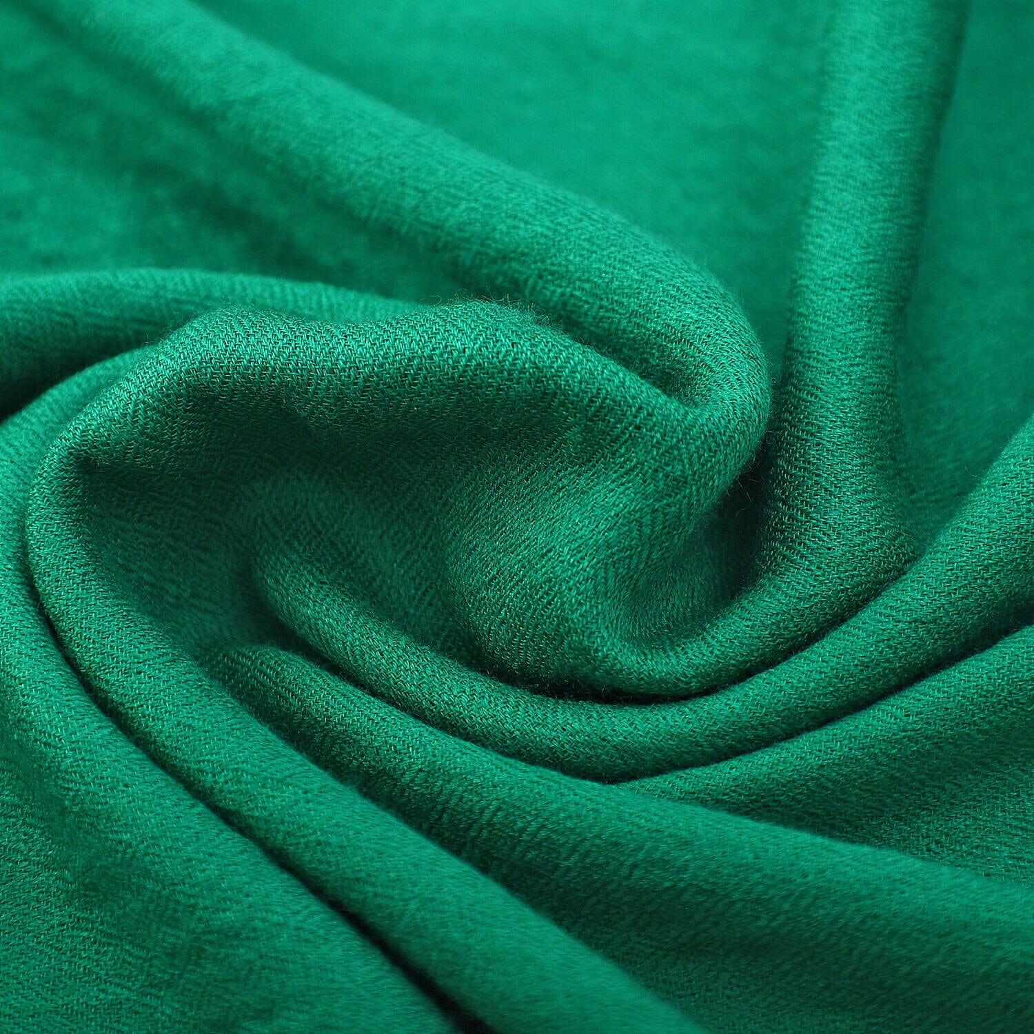 100% Cashmere Wool Women's Shawl (190 X 70 cm) - Green and Black 7198574 5