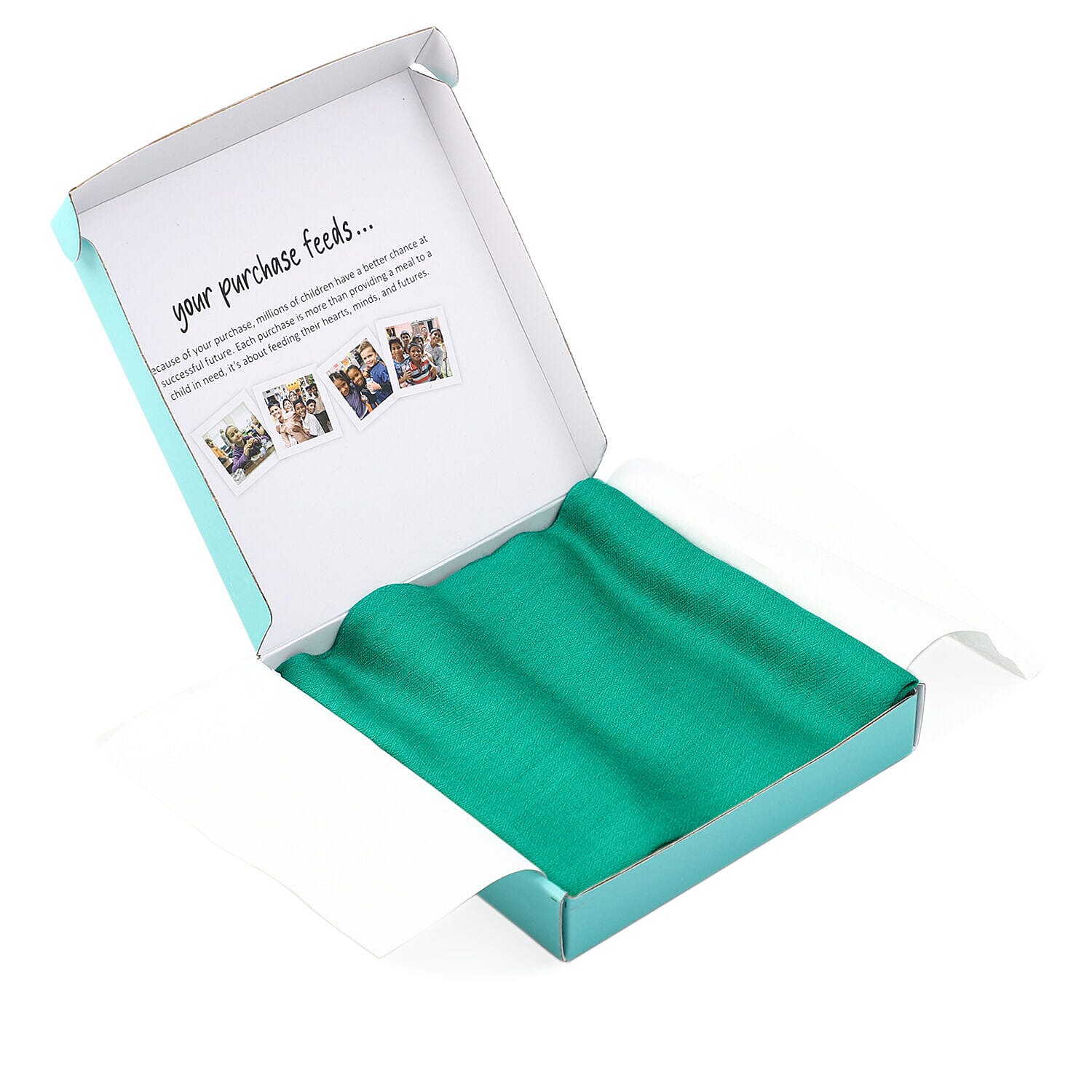 100% Cashmere Wool Women's Shawl (190 X 70 cm) - Green and Black 7198574 6