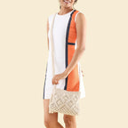100% Cotton Crossbody Macrame Bag with Long Handle - White