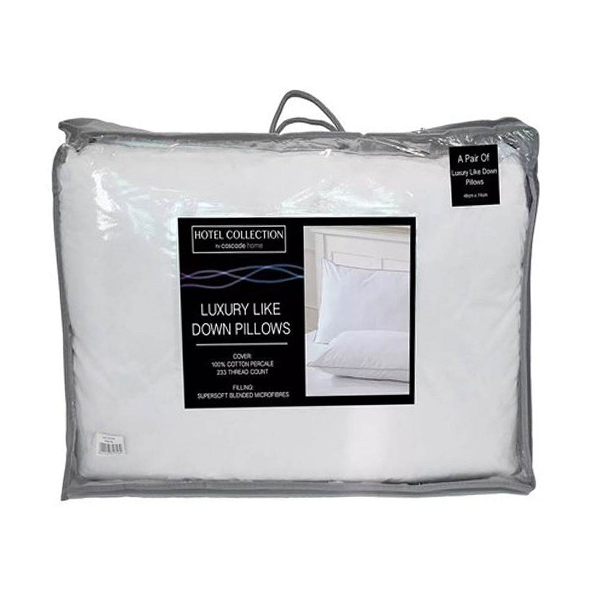 Hotel Collection by Cascade Home Luxury Like Down Pillows - Set of 2 7976541 0