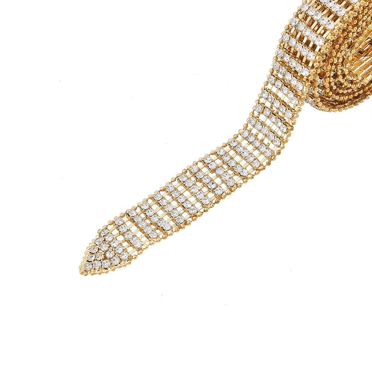 100% Crystal Glass Belt (Size 120 cm) - Gold 7489116 4