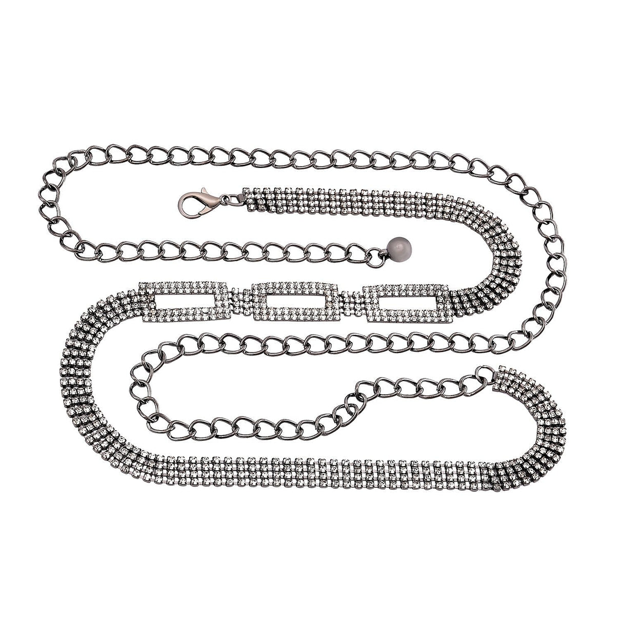 100% Crystal Glass Belt (Size 130 cm) - Black 7489109 0