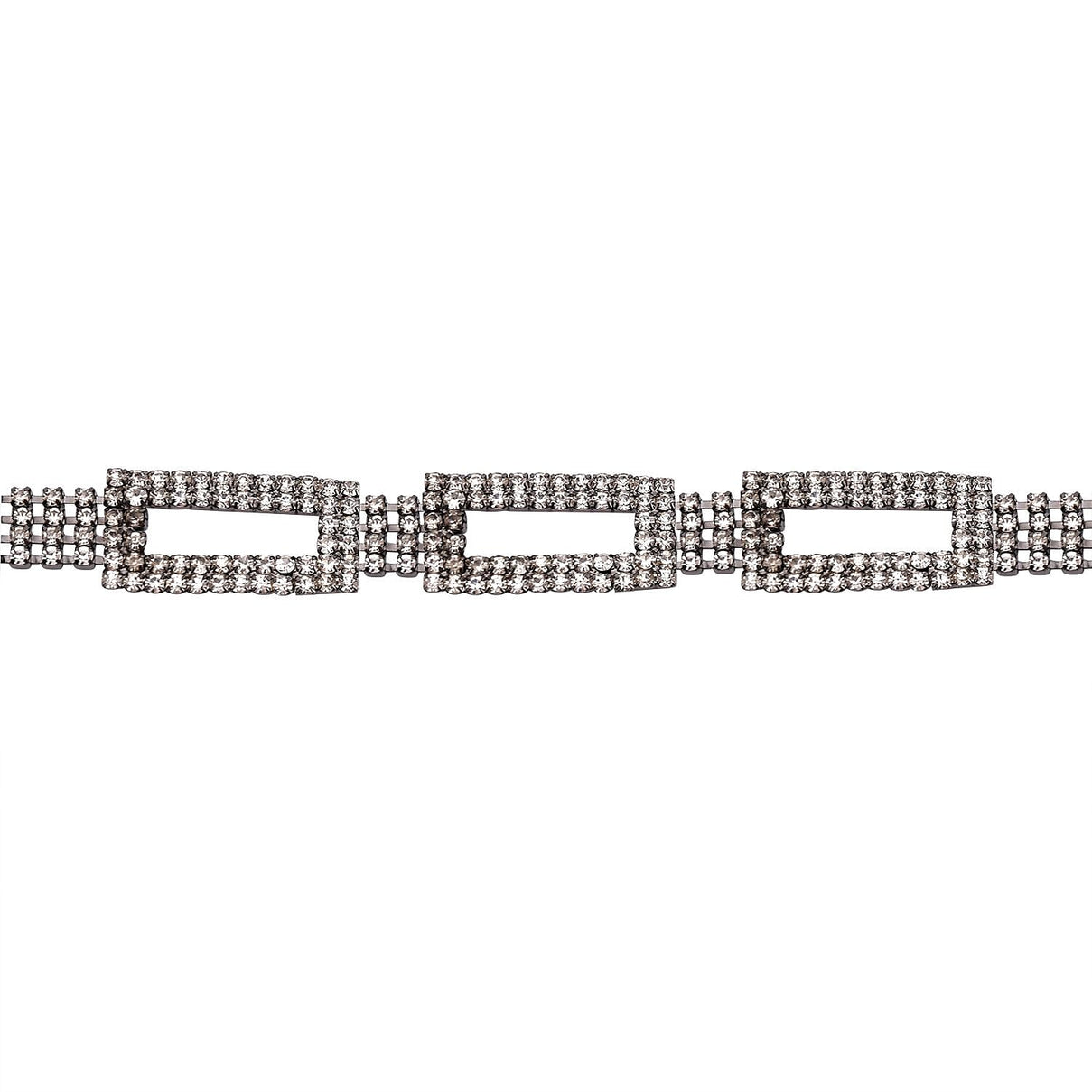100% Crystal Glass Belt (Size 130 cm) - Black 7489109 2