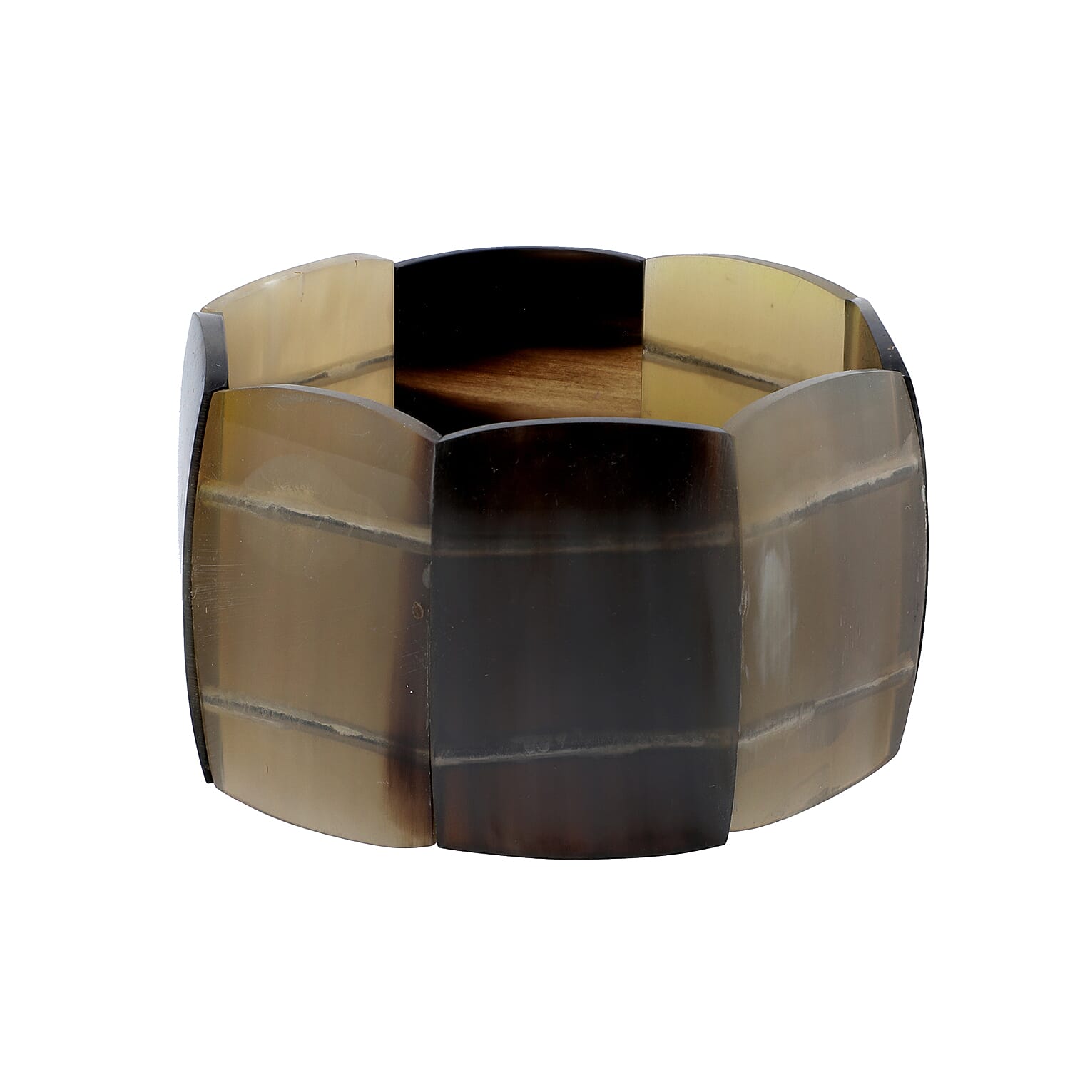 100% Genuine Buffalo Horn Stretchable Bracelet 3571266 0