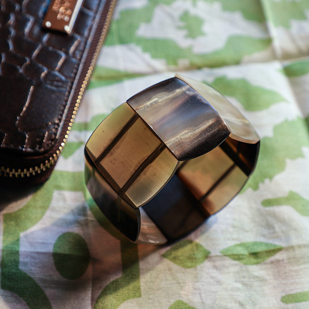 New Arrival- 100% Genuine Horn Made Tribal Style Stretchable Bracelet