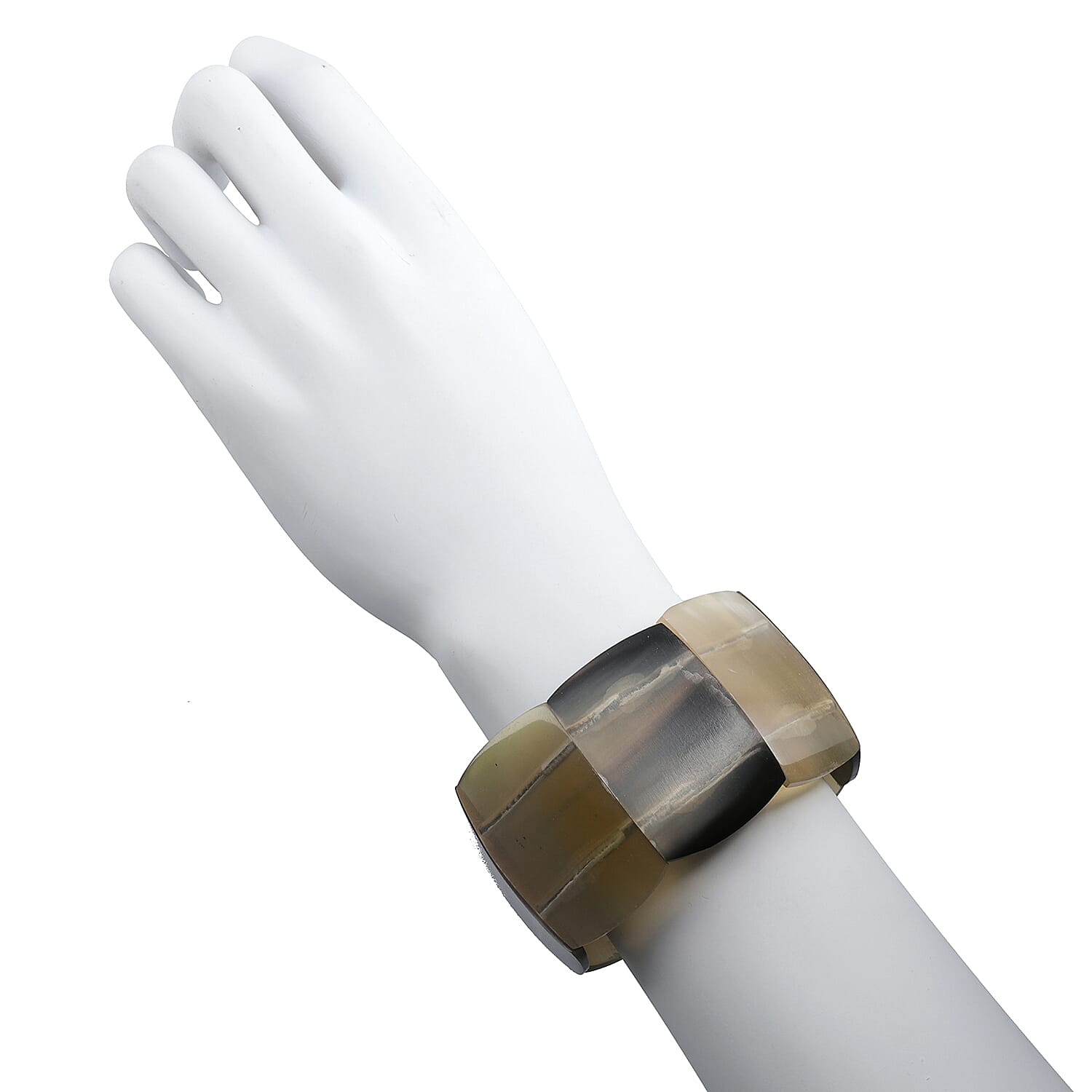 100% Genuine Buffalo Horn Stretchable Bracelet 3571266 2