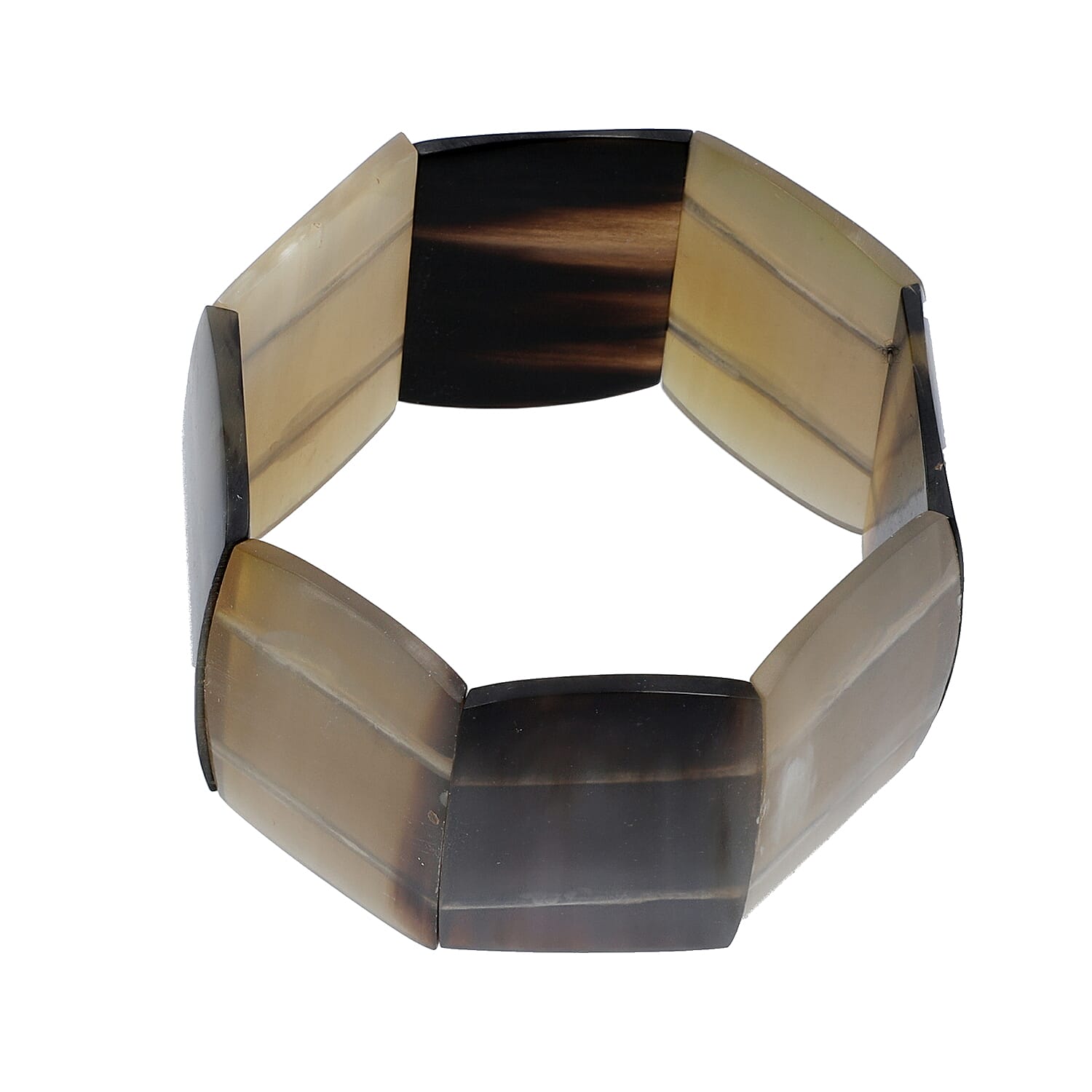 100% Genuine Buffalo Horn Stretchable Bracelet 3571266 3
